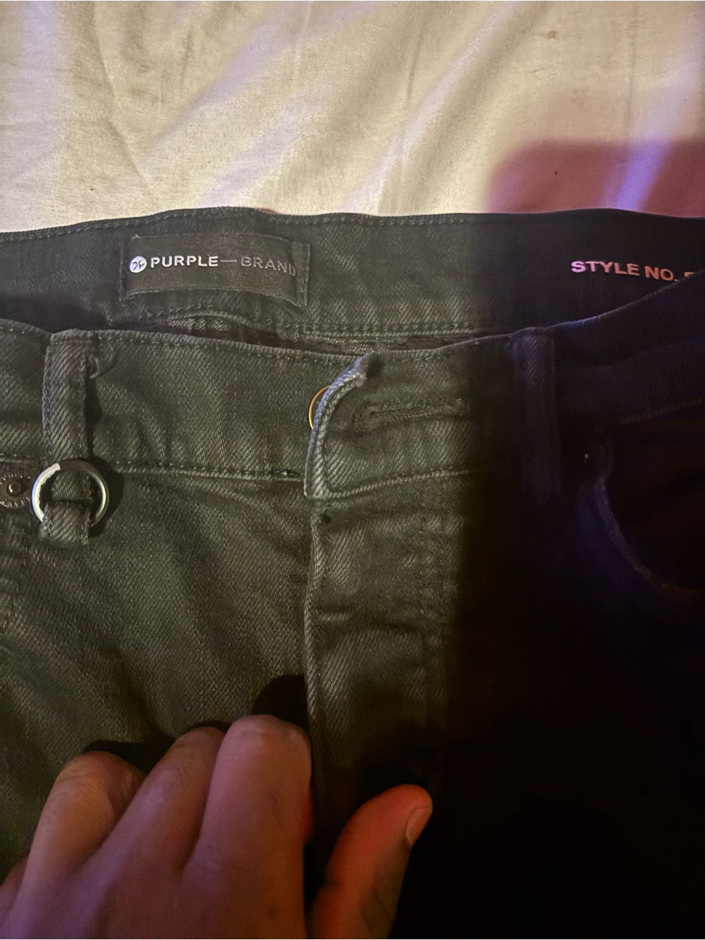Purple Brand Men's Black Pants